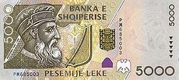 Lek  Banknote