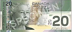 Canadian Dollar Banknote