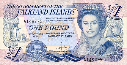Falkland Islands Pound Banknote