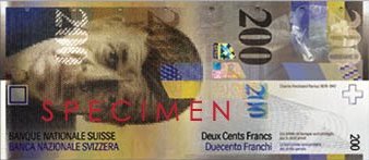 Swiss Franc Banknote