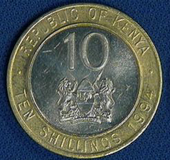 Kenyan Shilling Coin