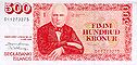 Iceland Krona Banknote