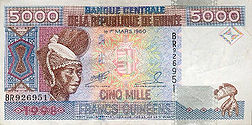 Guinea Franc Banknote