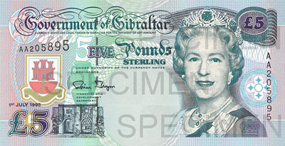 Gibraltar Pound Banknote