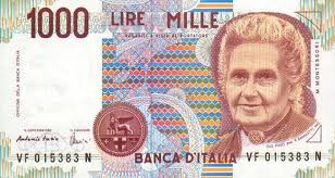 Italian Lira Banknote