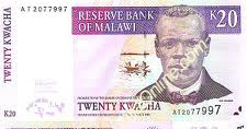 Malawian kwachas  Banknote