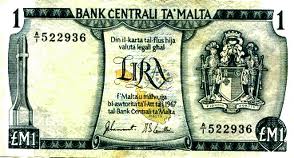 Maltese Lira Banknote