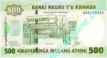Rwanda Franc Banknote