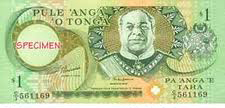 Tongan Paanga  Banknote