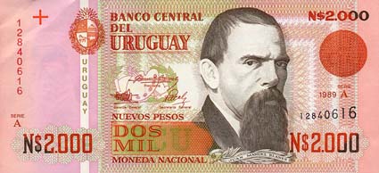 Peso Uruguayo Banknote