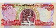 Iraqi Dinar Banknote