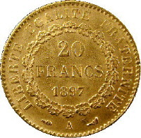 French Franc Coin