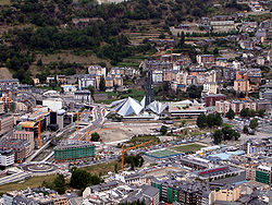 Photo of the city of Andorra la Vella