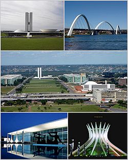 Photo of the city of Brasilia