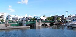 Photo of the city of Bridgetown